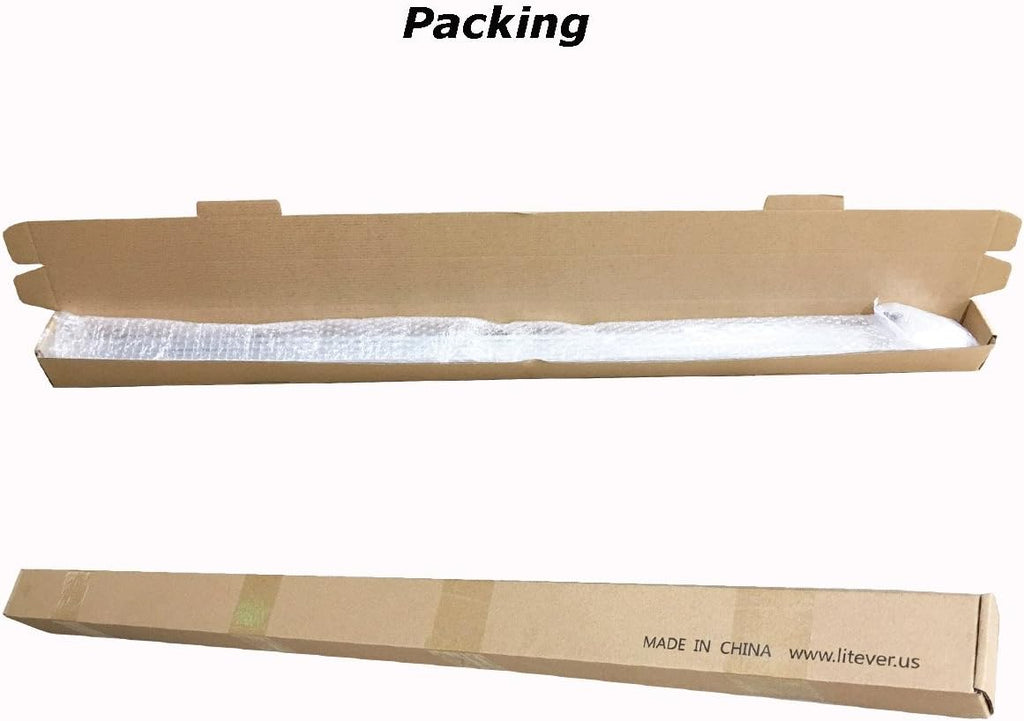 4 Pack 1M/3.3ft Aluminum LED Channels with Diffused Covers, Mounting Clips, End Caps for LED Strip Wall Mounting P202