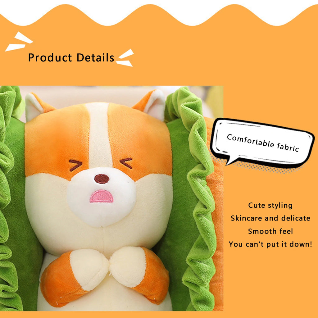 Fuzzy Hamburger Plush Toy U946