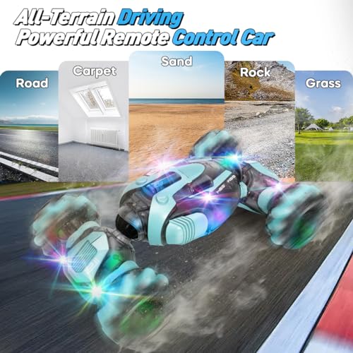 Gesture Sensing RC Stunt Car 360° Rotating 4WD Remote Control Car E370